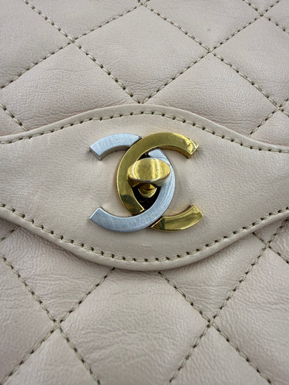 CHANEL Timeless Double Flap medium rosé Lammleder