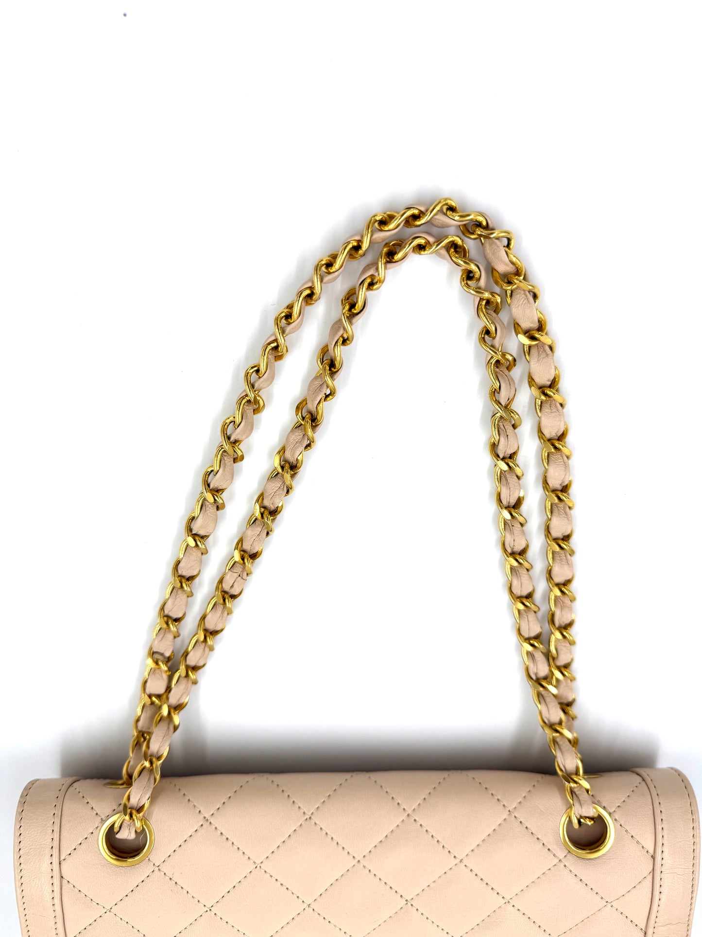 CHANEL Timeless Double Flap medium rosé Lammleder