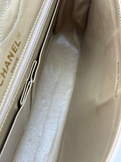 CHANEL Timeless Double Flap medium rosé Lammleder