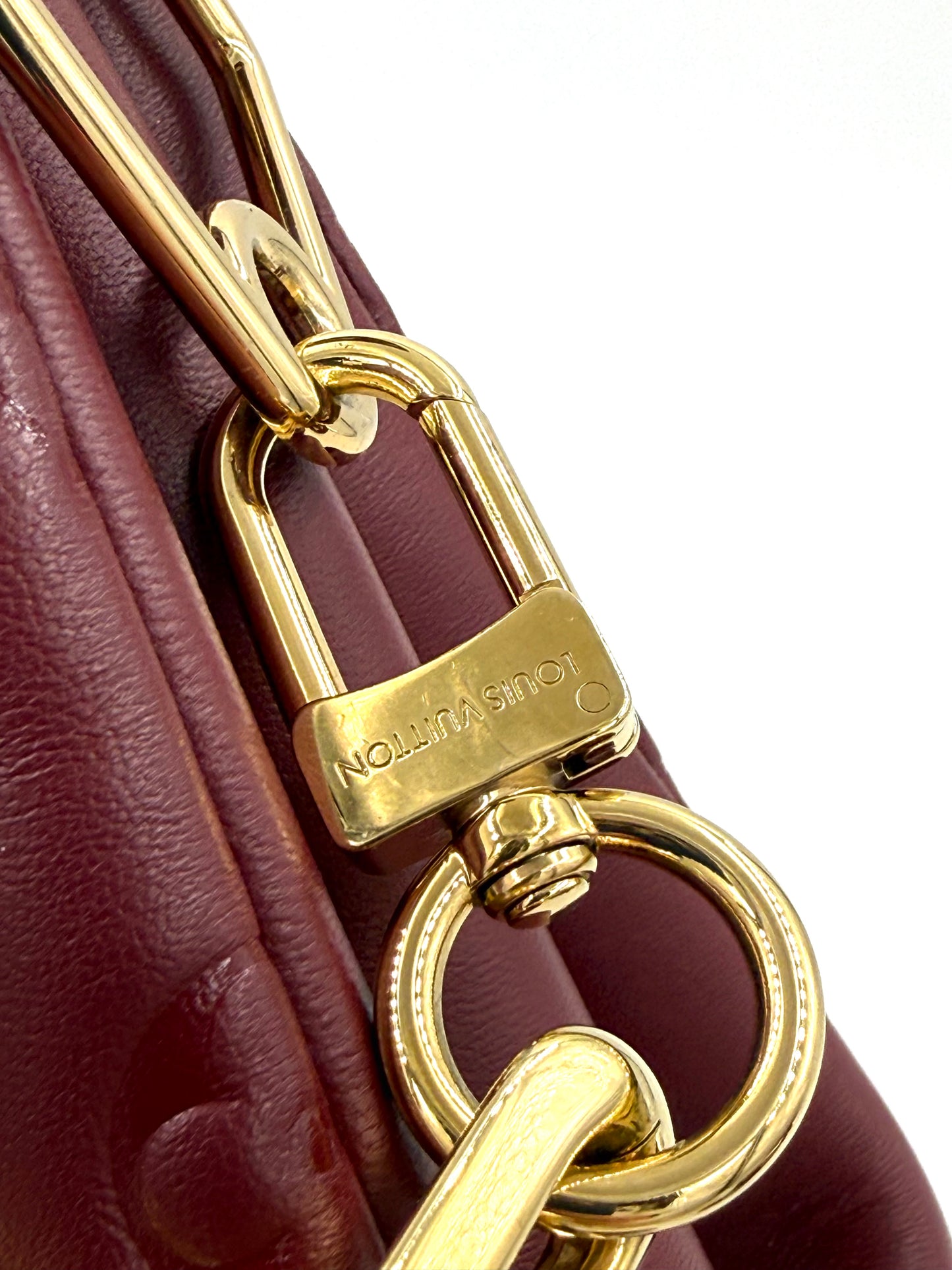 LOUIS VUITTON Coussin PM bordeaux