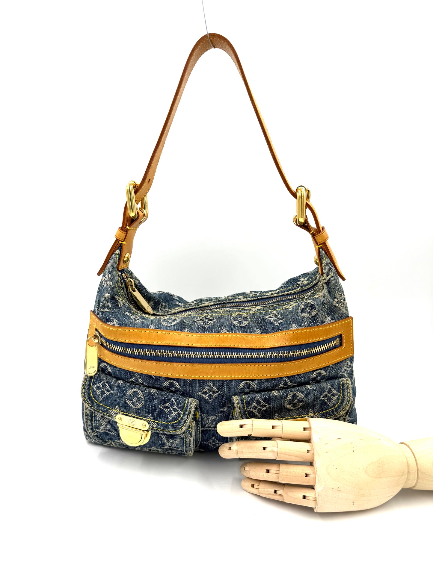 LOUIS VUITTON Baggy Monogram Denim