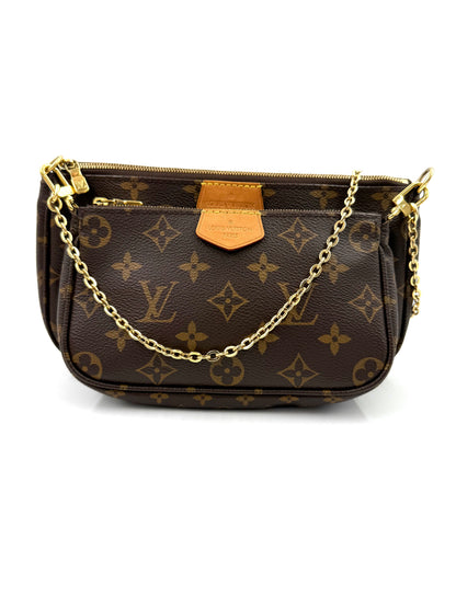 LOUIS VUITTON Multi Pochette Monogram Canvas Khaki
