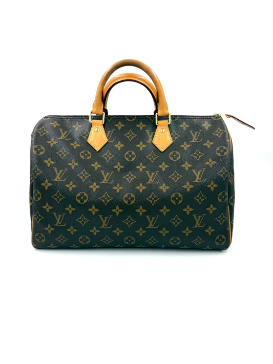 LOUIS VUITTON Speedy 35 Monogram Canvas - Clutch & Macarons - RI1145 - Clutch & Macarons - 