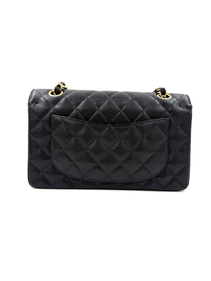 CHANEL Timeless Double Flap medium Caviar schwarz GHW