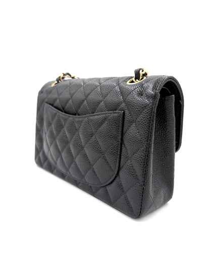 CHANEL Timeless Double Flap medium Caviar schwarz GHW