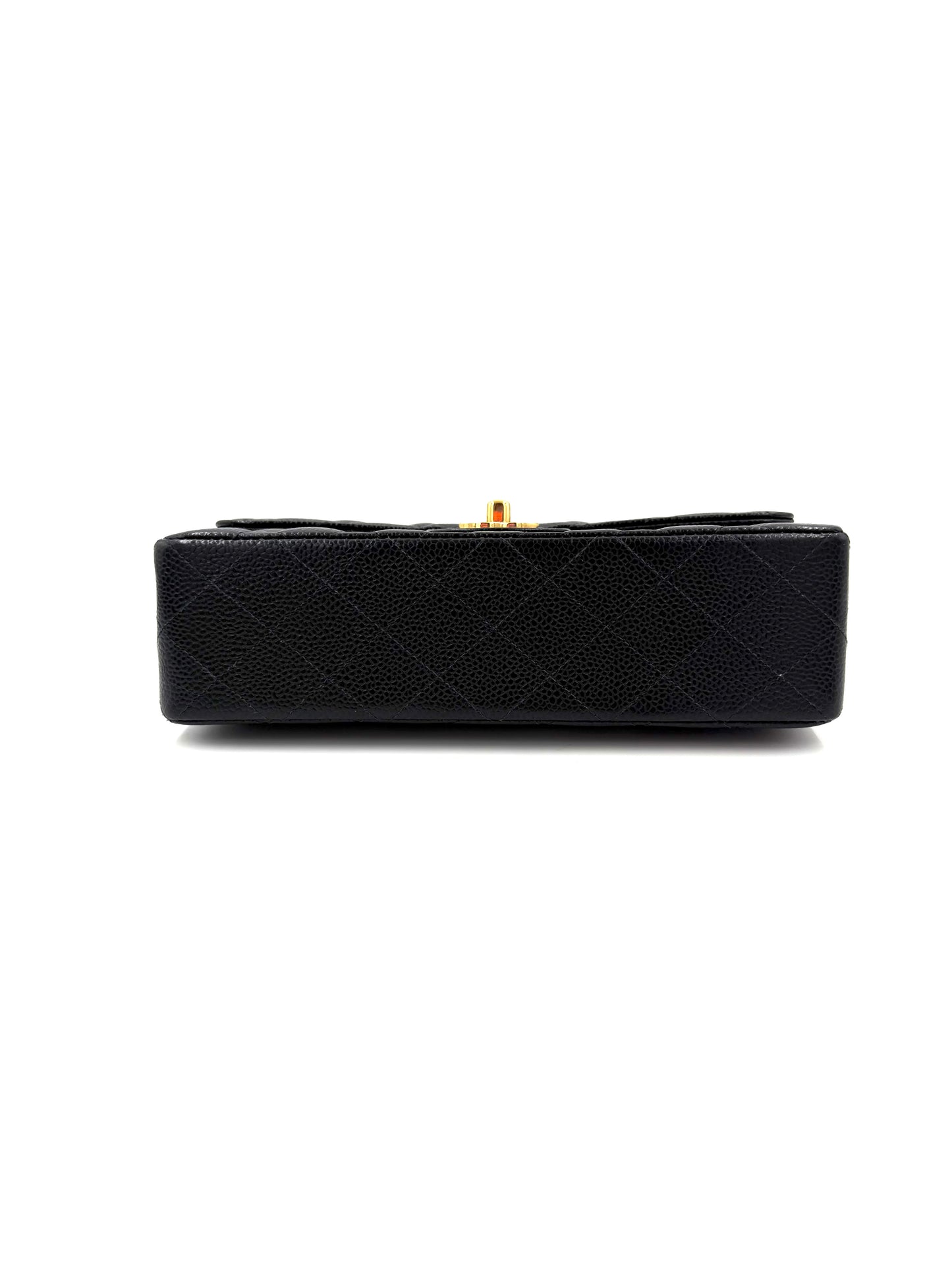 CHANEL Timeless Double Flap medium Caviar schwarz GHW