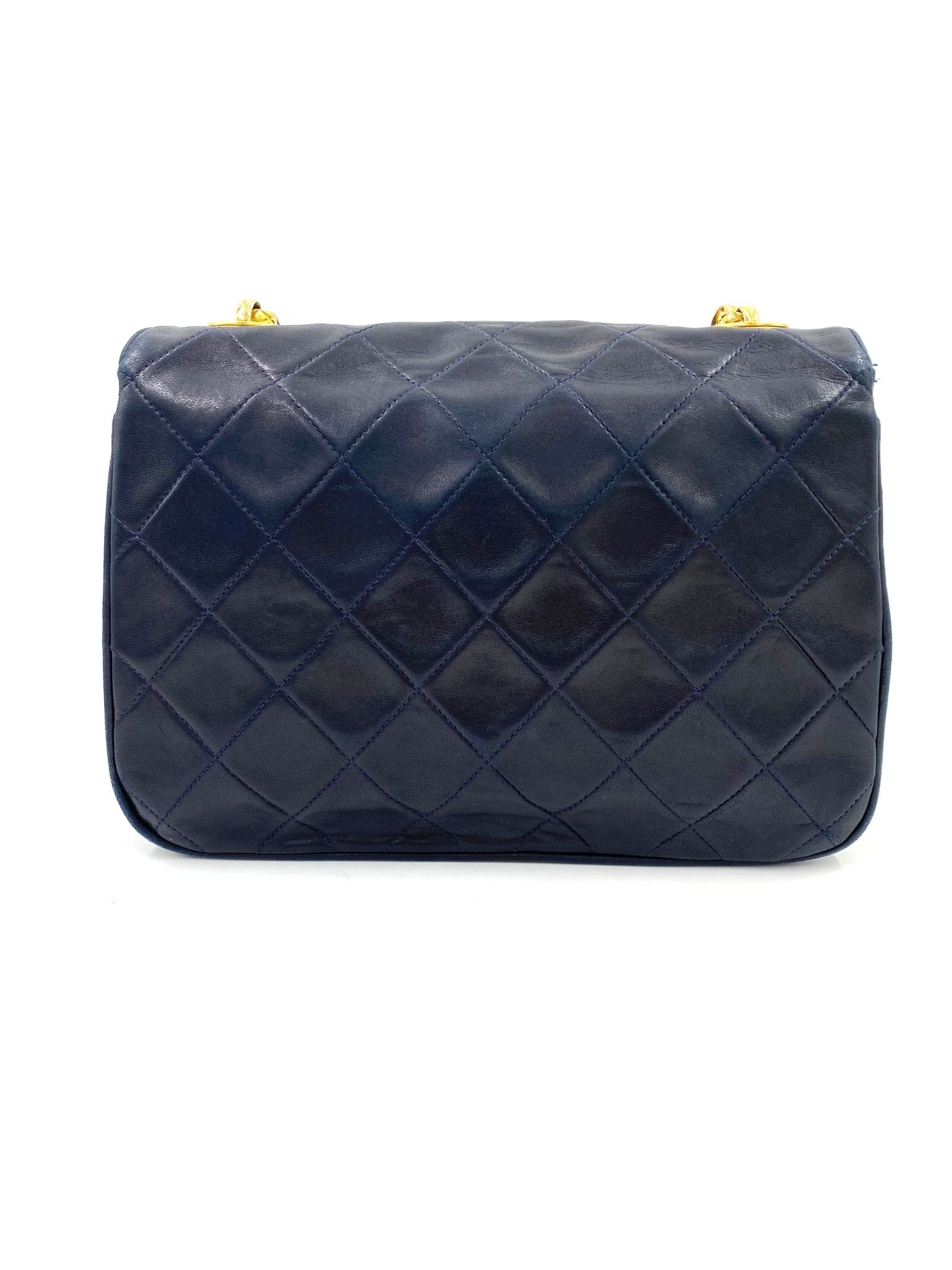 CHANEL Single Flap Bag dunkelblau - Clutch & Macarons - 2343468 - Clutch & Macarons - 