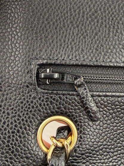 CHANEL Timeless Double Flap medium Caviar schwarz GHW
