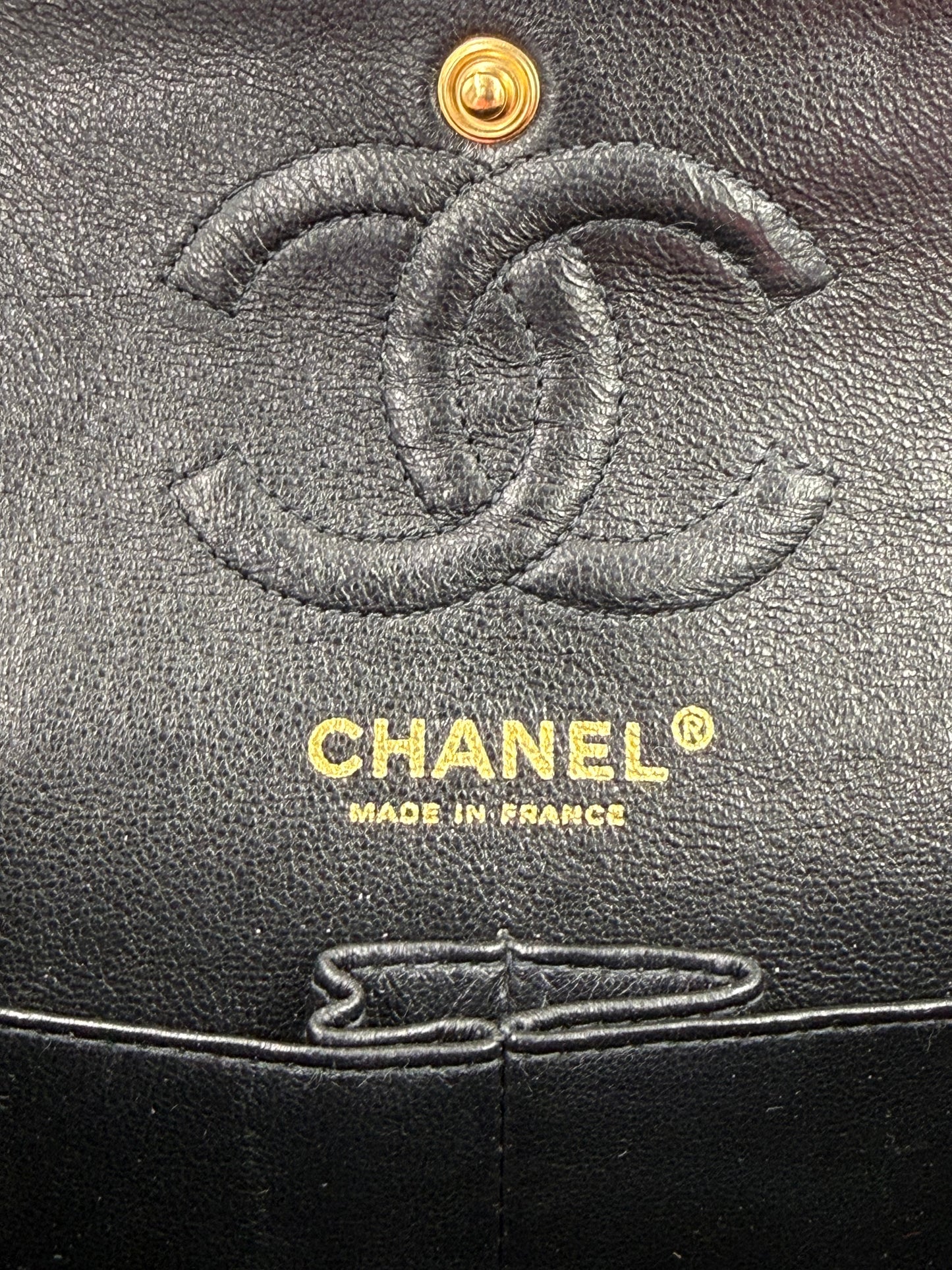 CHANEL Timeless Double Flap medium Caviar schwarz GHW