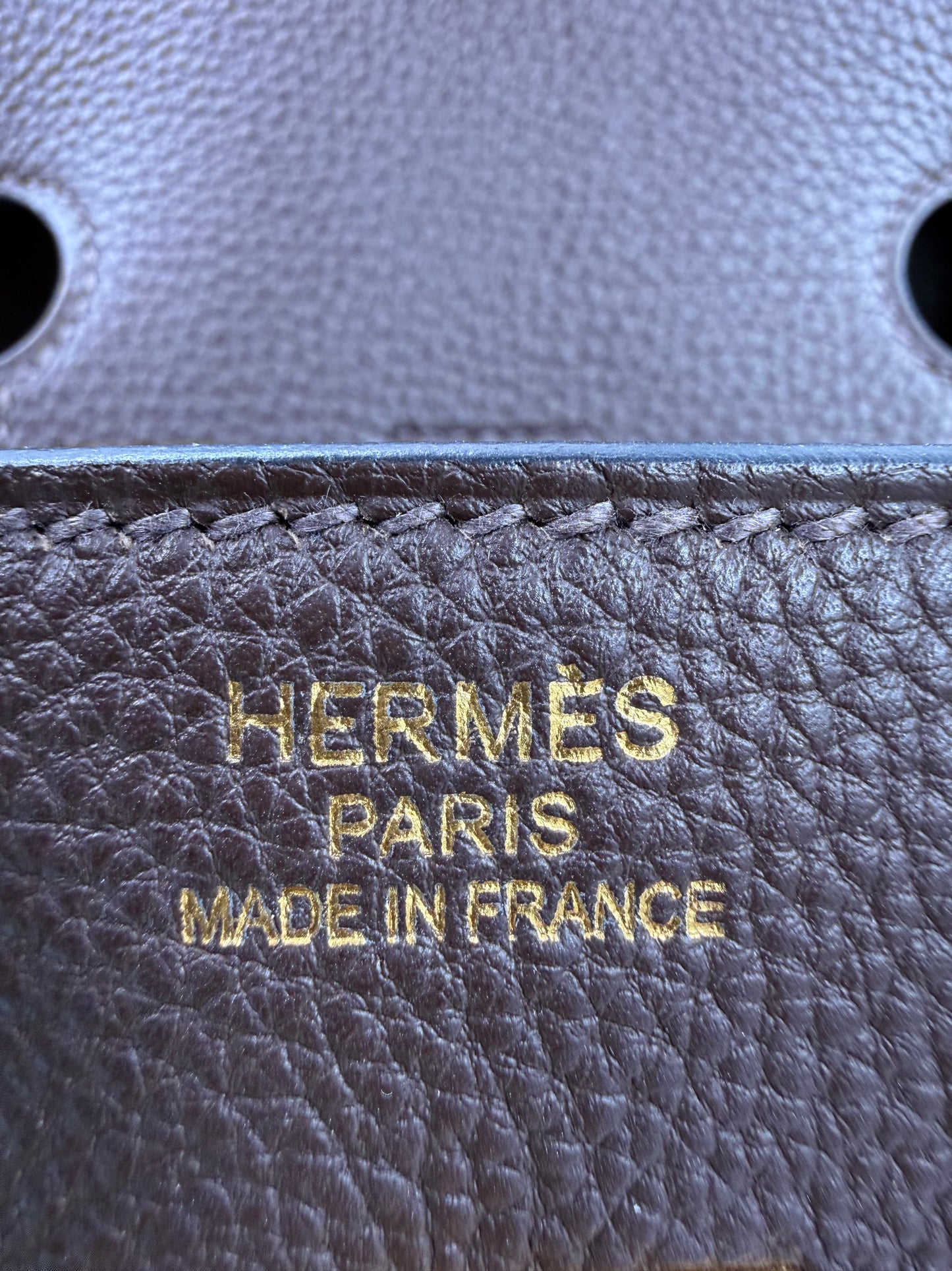 HERMÈS Birkin 35 Togo Marrone GHW