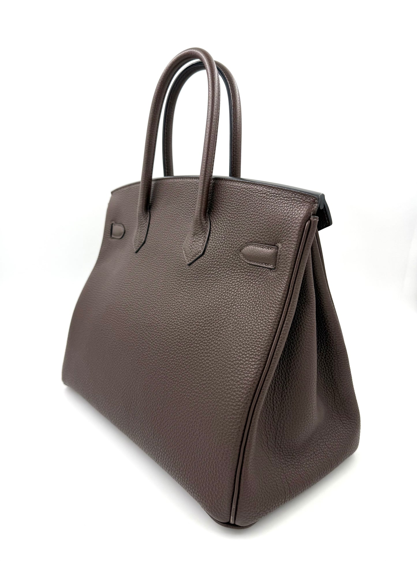 HERMÈS Birkin 35 Togo Marrone GHW