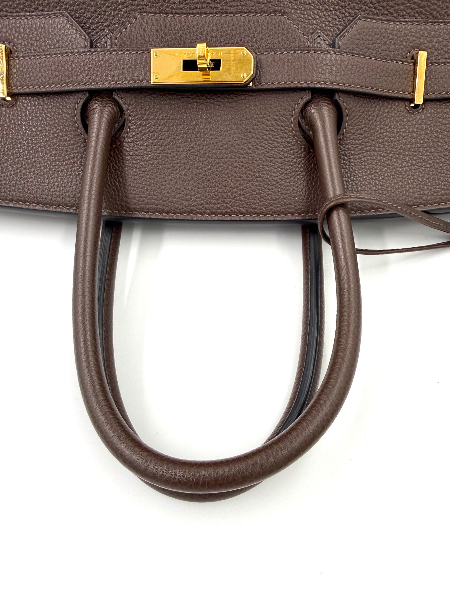 HERMÈS Birkin 35 Togo Marrone GHW