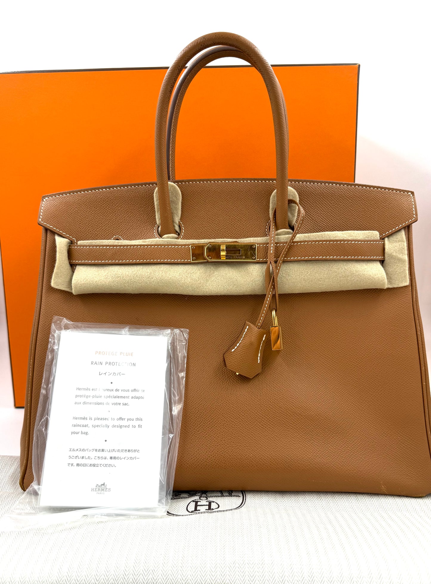 HERMÈS Birkin 35 Epsom gold GHW