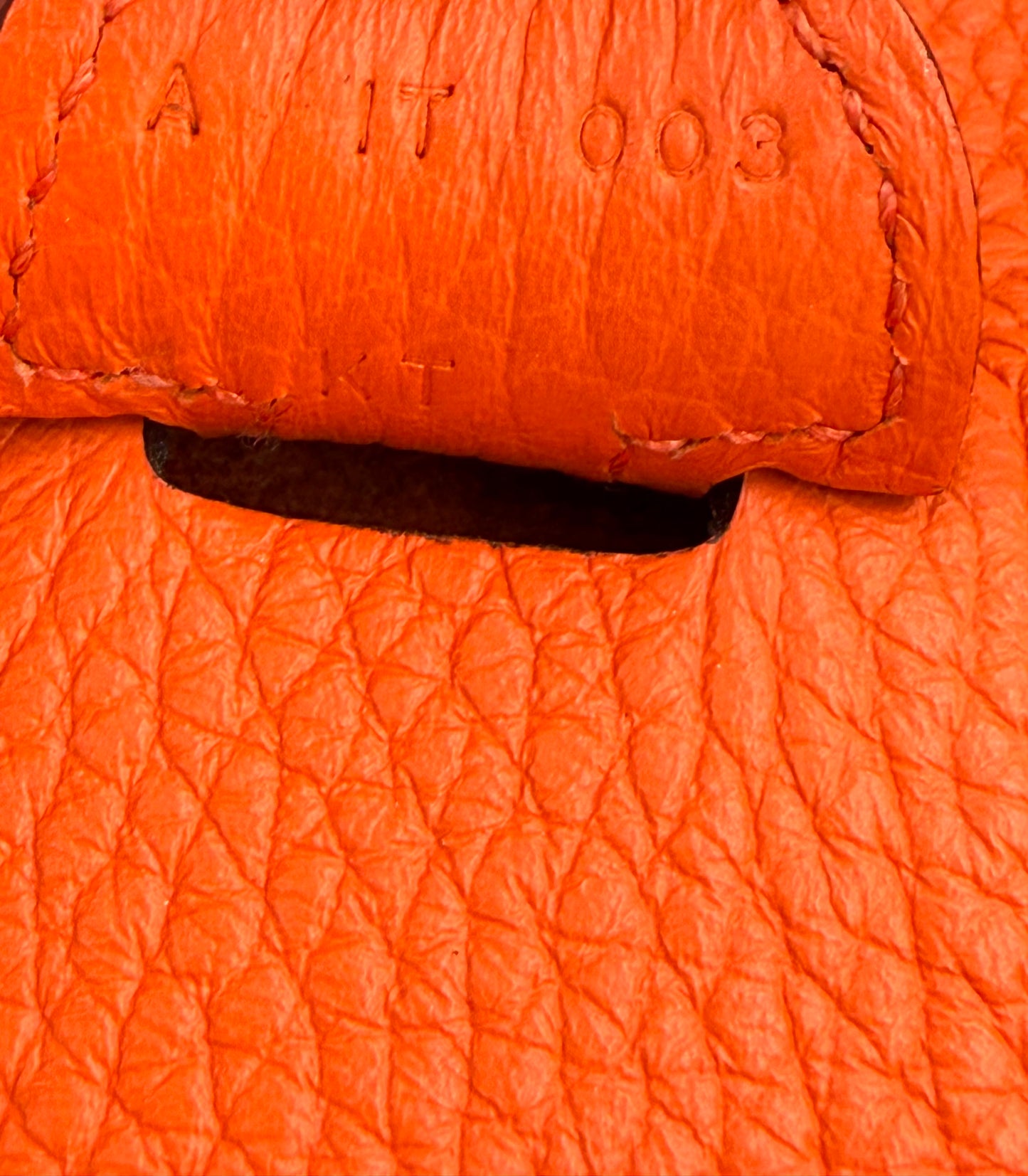 HERMÈS Evelyne 33 Poppy Clemenceleder PHW