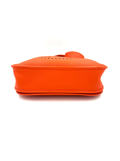 HERMÈS Evelyne 33 Poppy Clemenceleder PHW