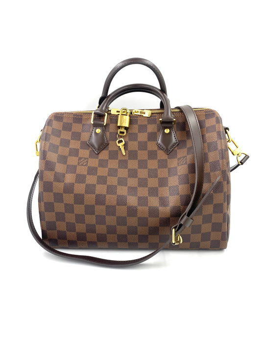 LOUIS VUITTON Speedy Bandouliere 30 Damier Ebene