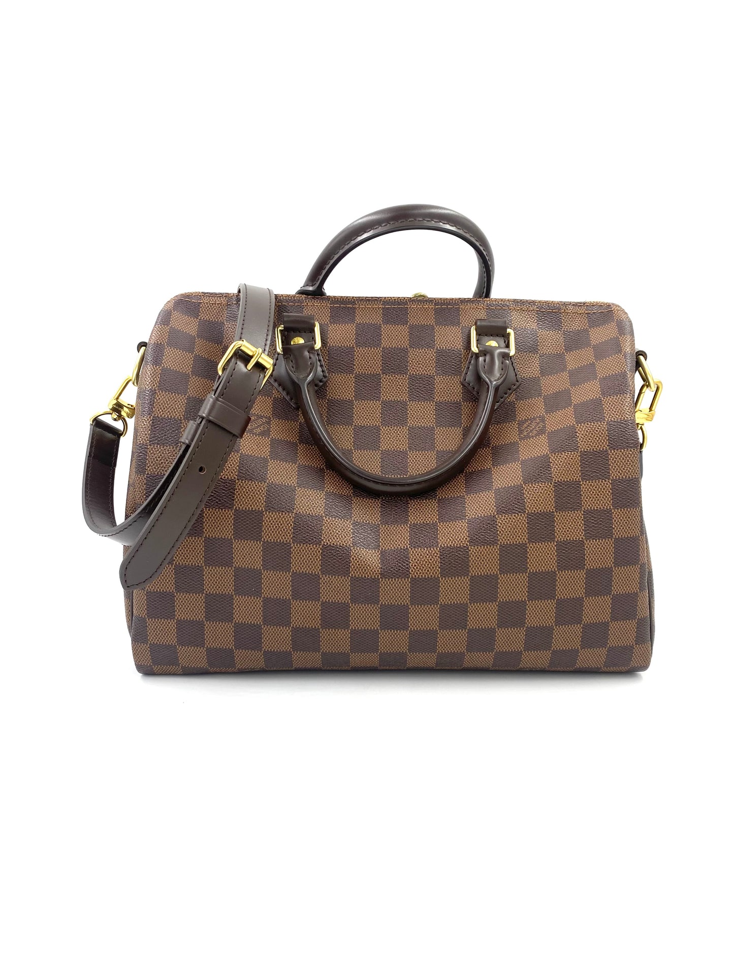 LOUIS VUITTON Speedy Bandouliere 30 Damier Ebene