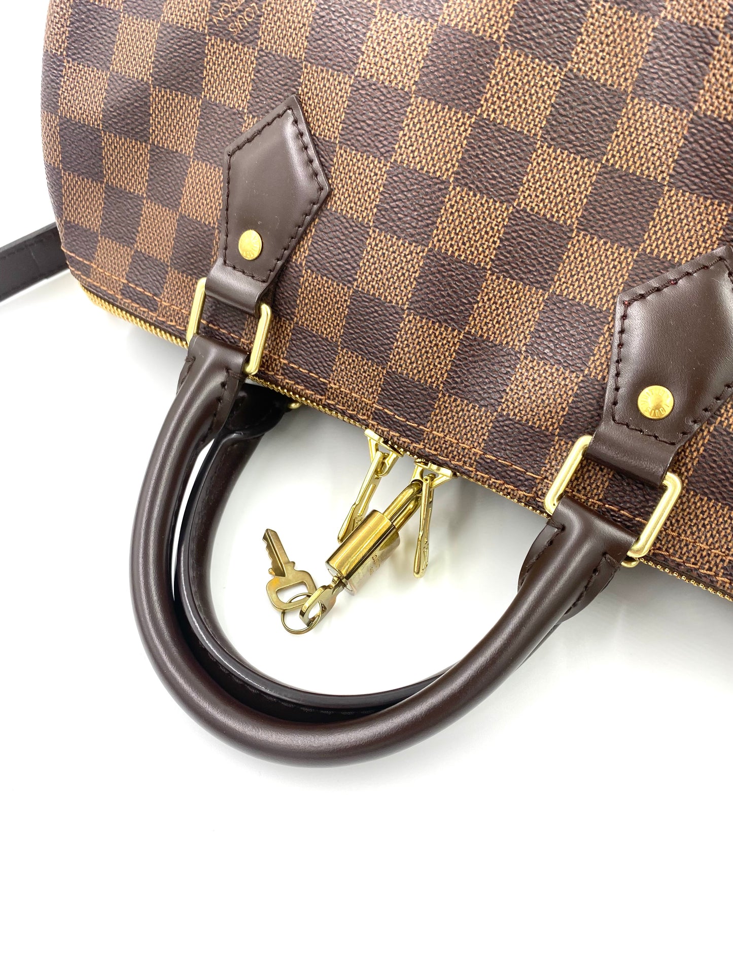 LOUIS VUITTON Speedy Bandouliere 30 Damier Ebene