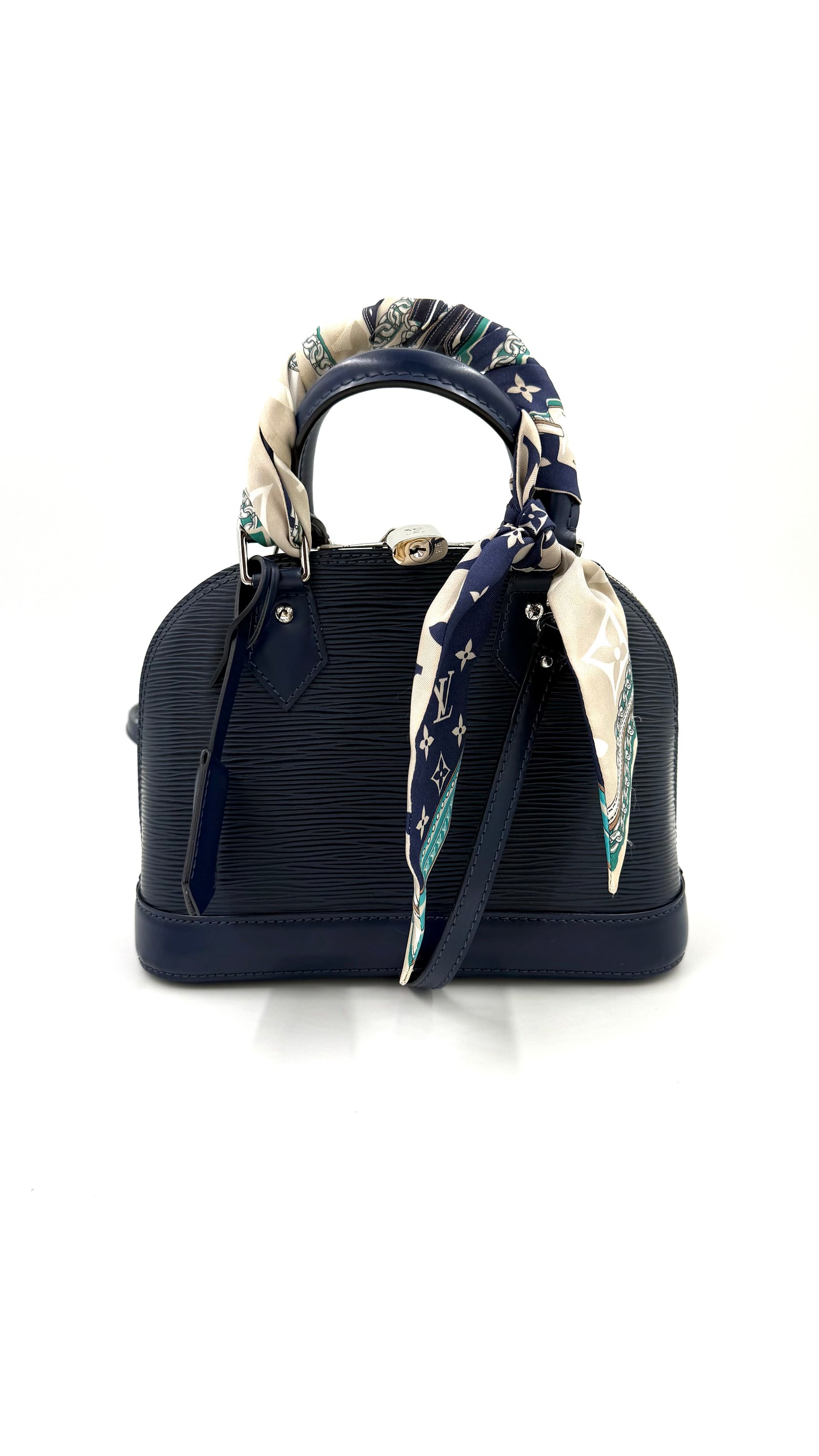 LOUIS VUITTON Alma BB Epi indigo