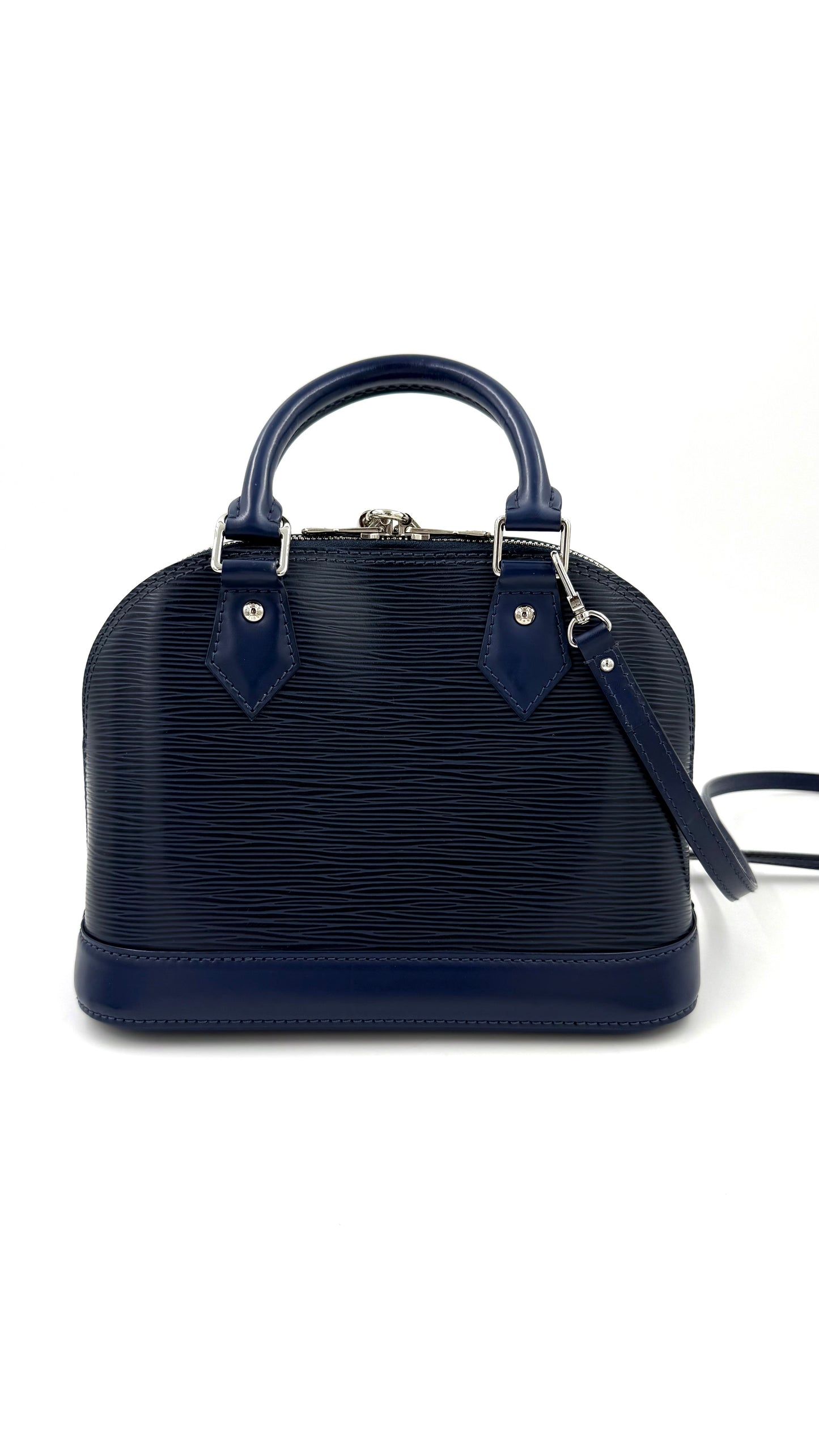 LOUIS VUITTON Alma BB Epi indigo