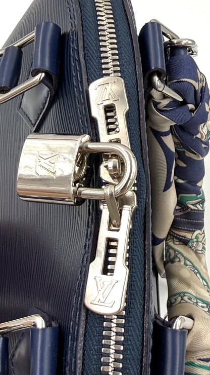 LOUIS VUITTON Alma BB Epi indigo