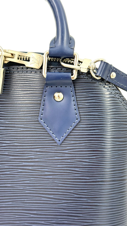 LOUIS VUITTON Alma BB Epi indigo