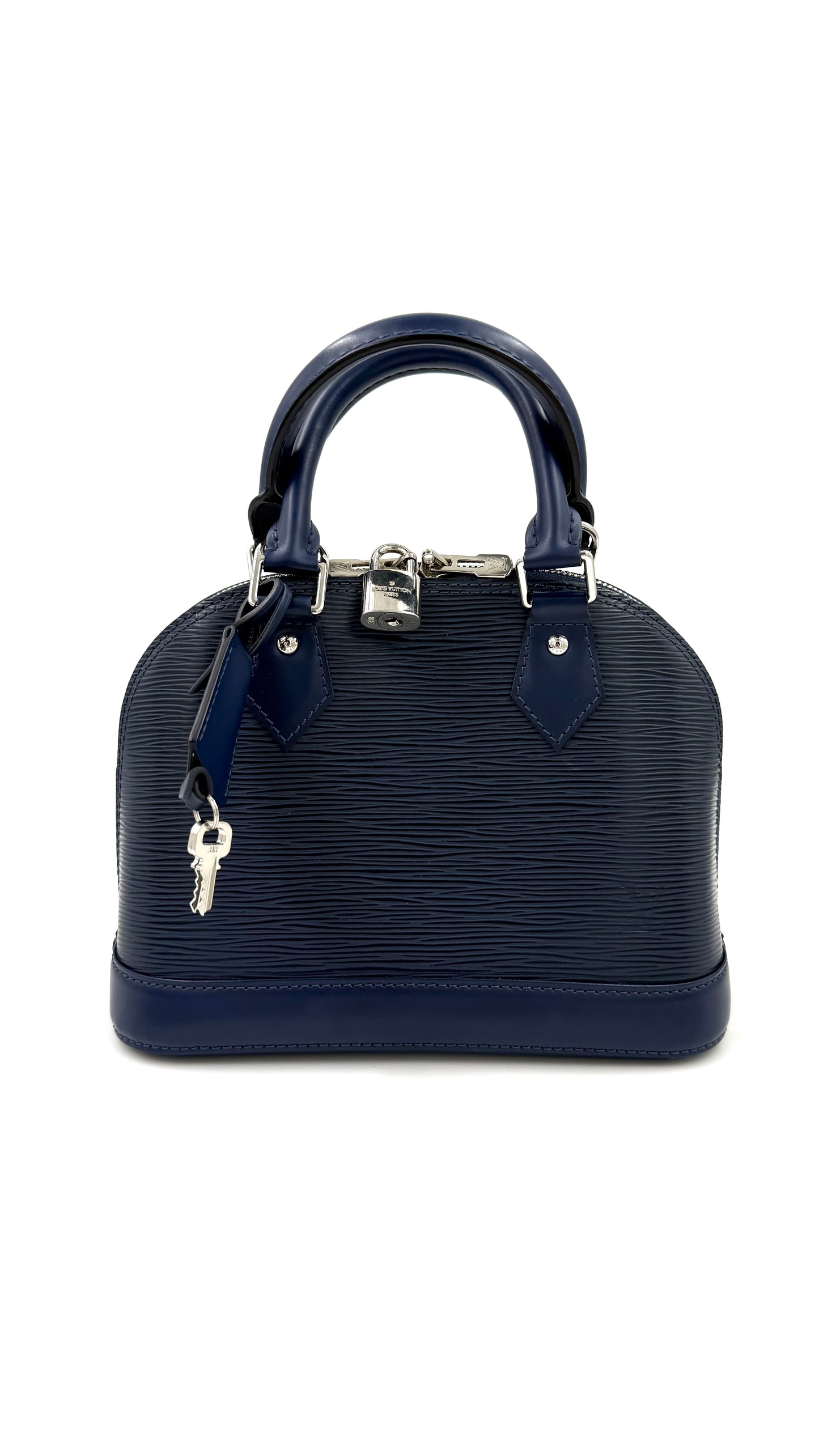 LOUIS VUITTON Alma BB Epi indigo