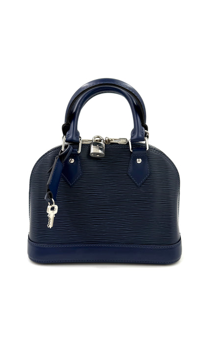 LOUIS VUITTON Alma BB Epi indigo