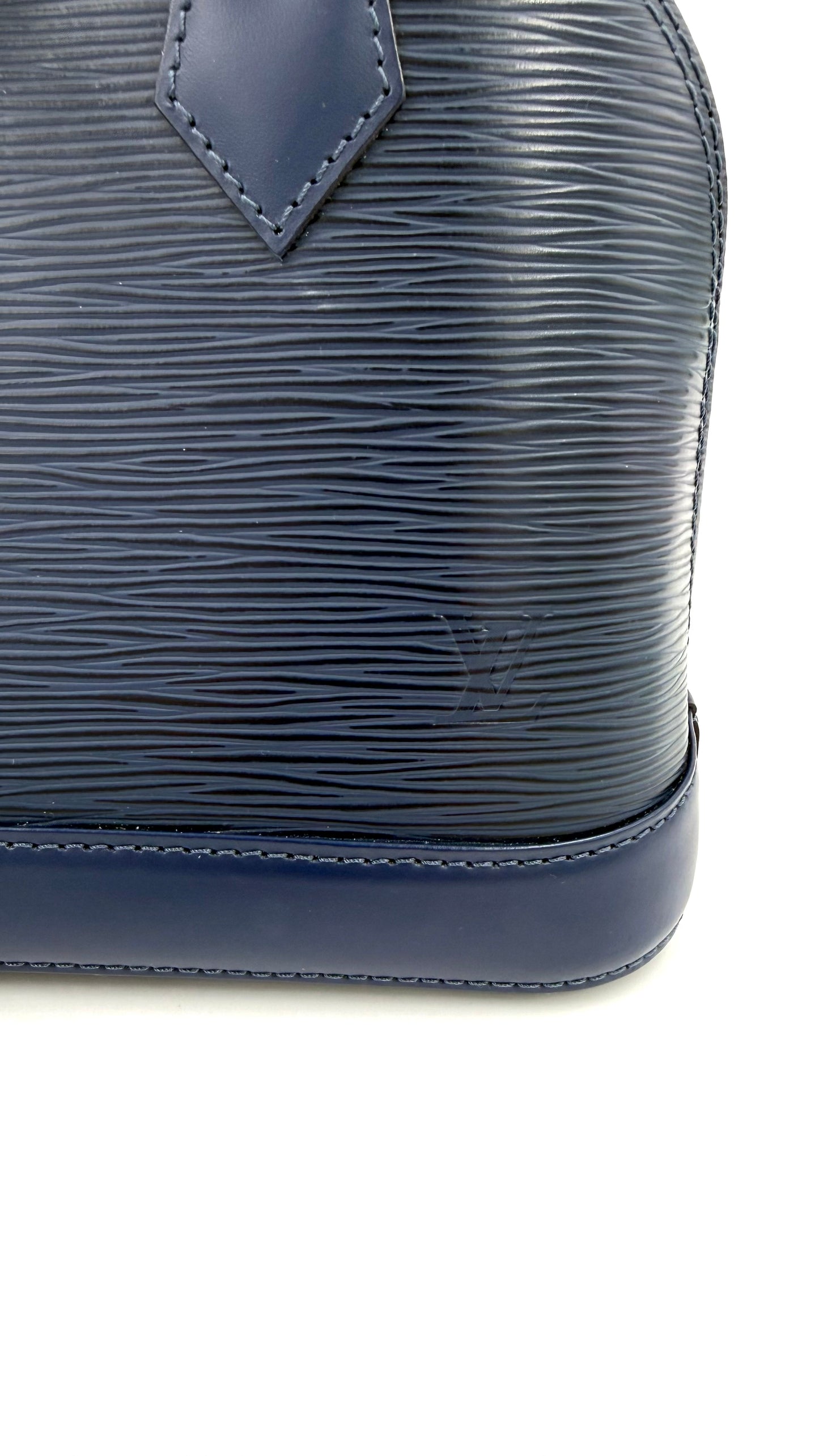 LOUIS VUITTON Alma BB Epi indigo