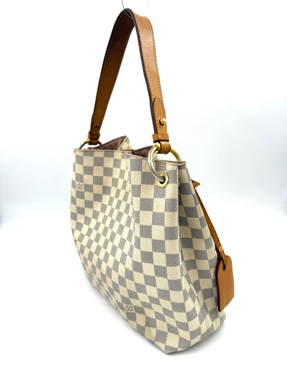 LOUIS VUITTON Graceful PM Damier Azur