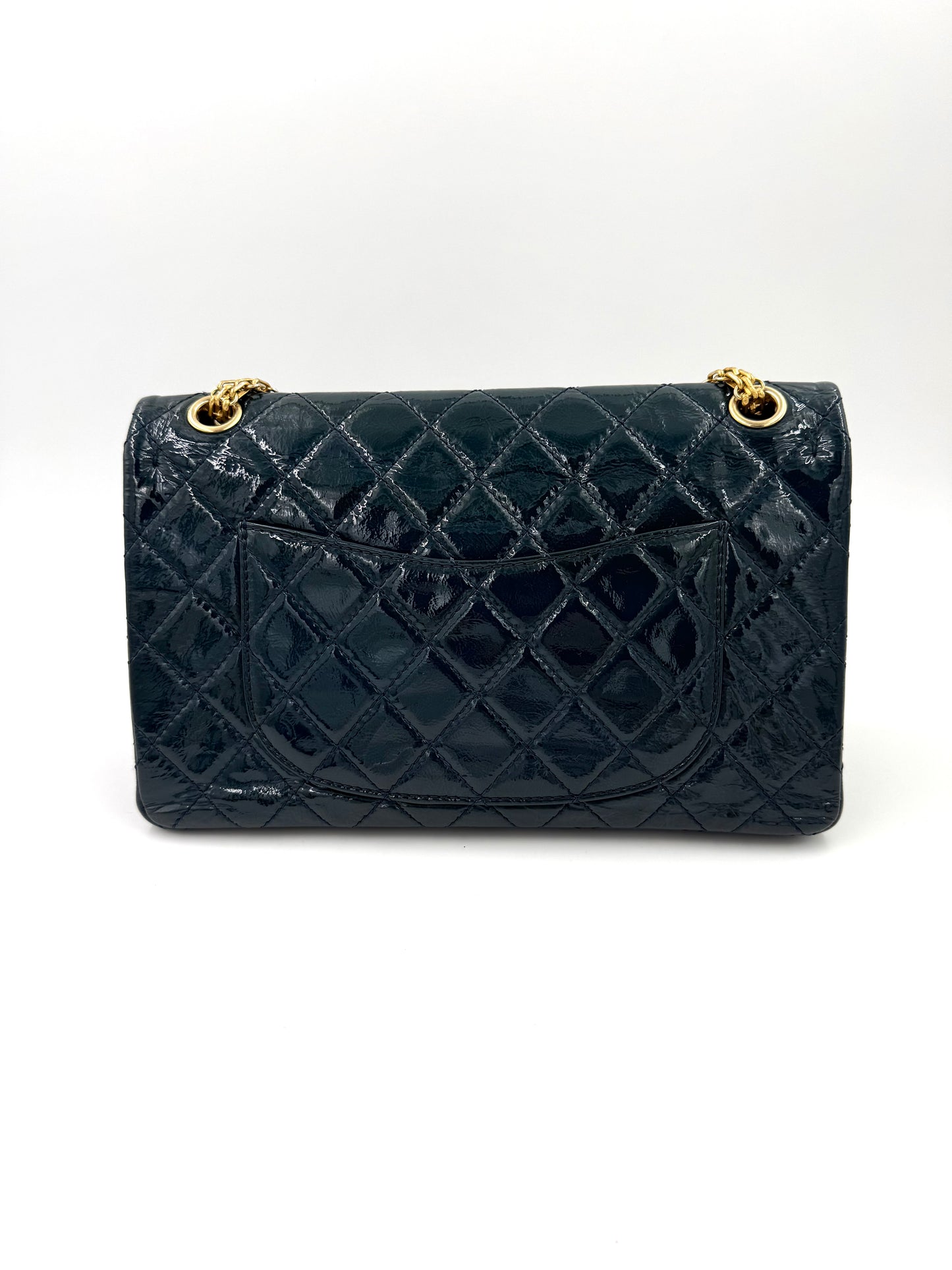 CHANEL 2.55 Reissue medium Petrol GHW