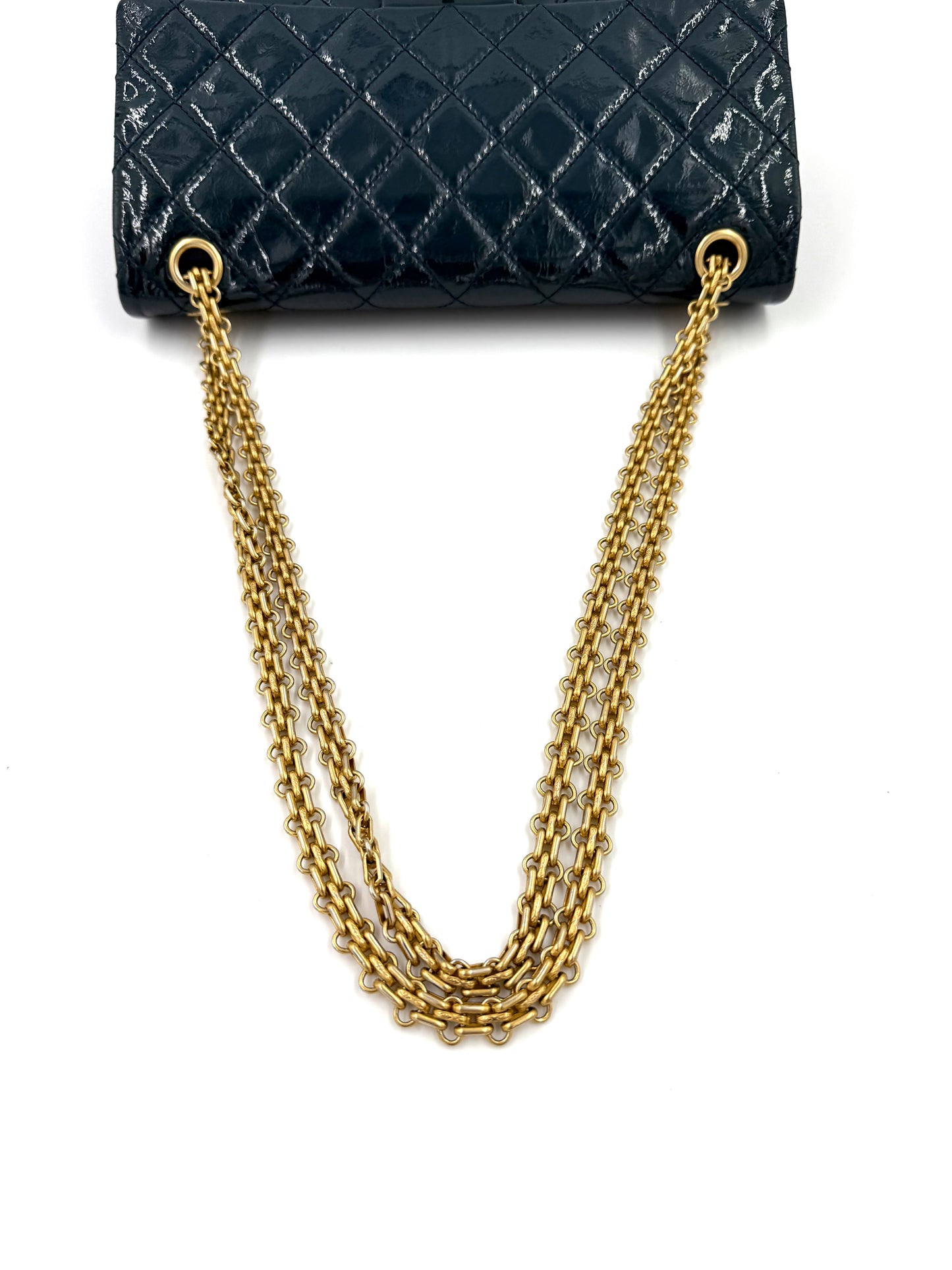 CHANEL 2.55 Reissue medium Petrol GHW