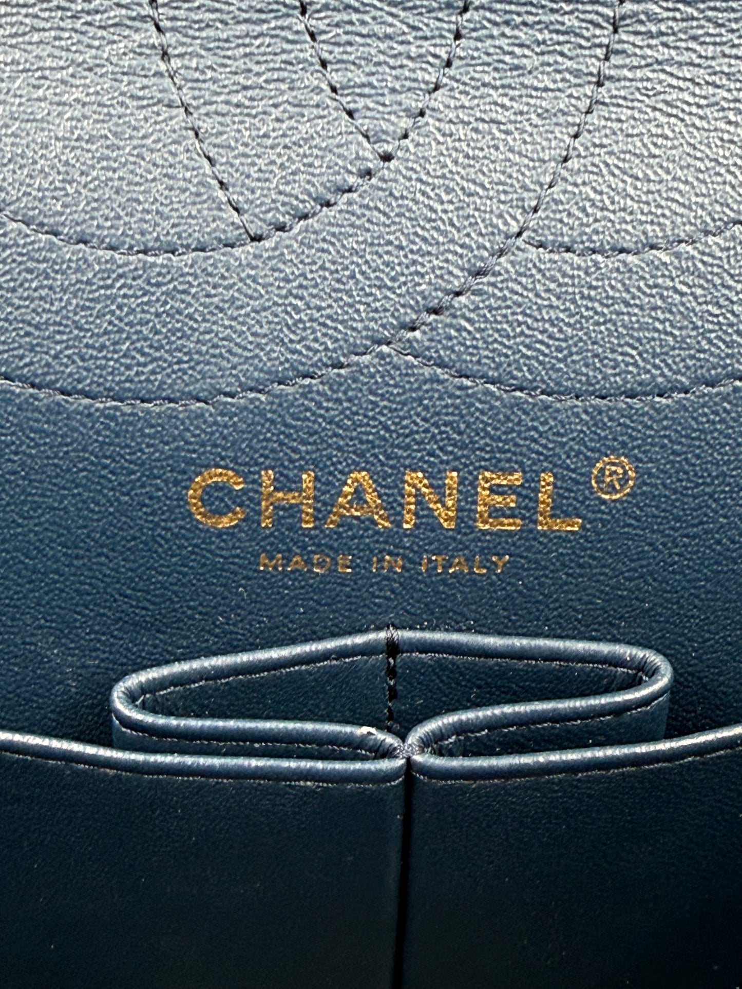 CHANEL 2.55 Reissue medium Petrol GHW