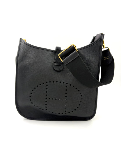 HERMÈS Evelyne 29 schwarz GHW