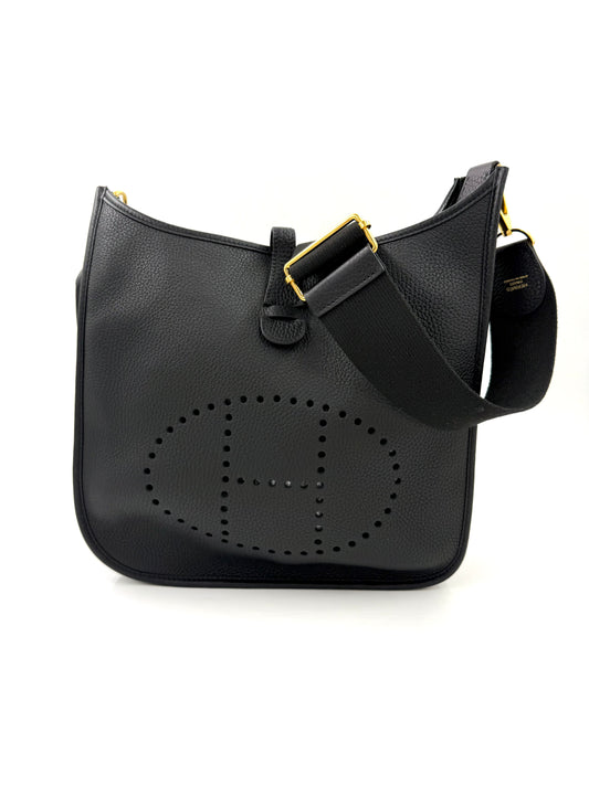 HERMÈS Evelyne 29 schwarz GHW