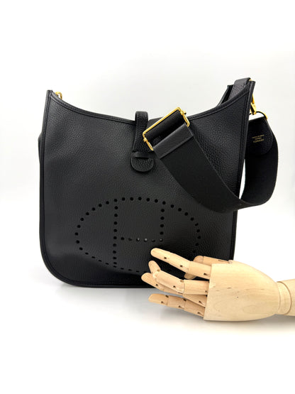 HERMÈS Evelyne 29 schwarz GHW