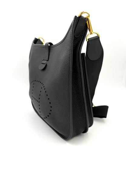 HERMÈS Evelyne 29 schwarz GHW