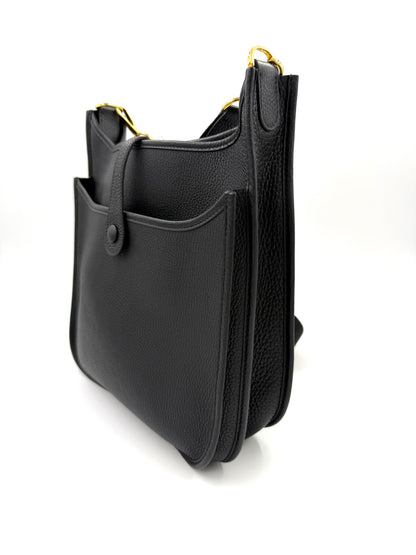 HERMÈS Evelyne 29 schwarz GHW