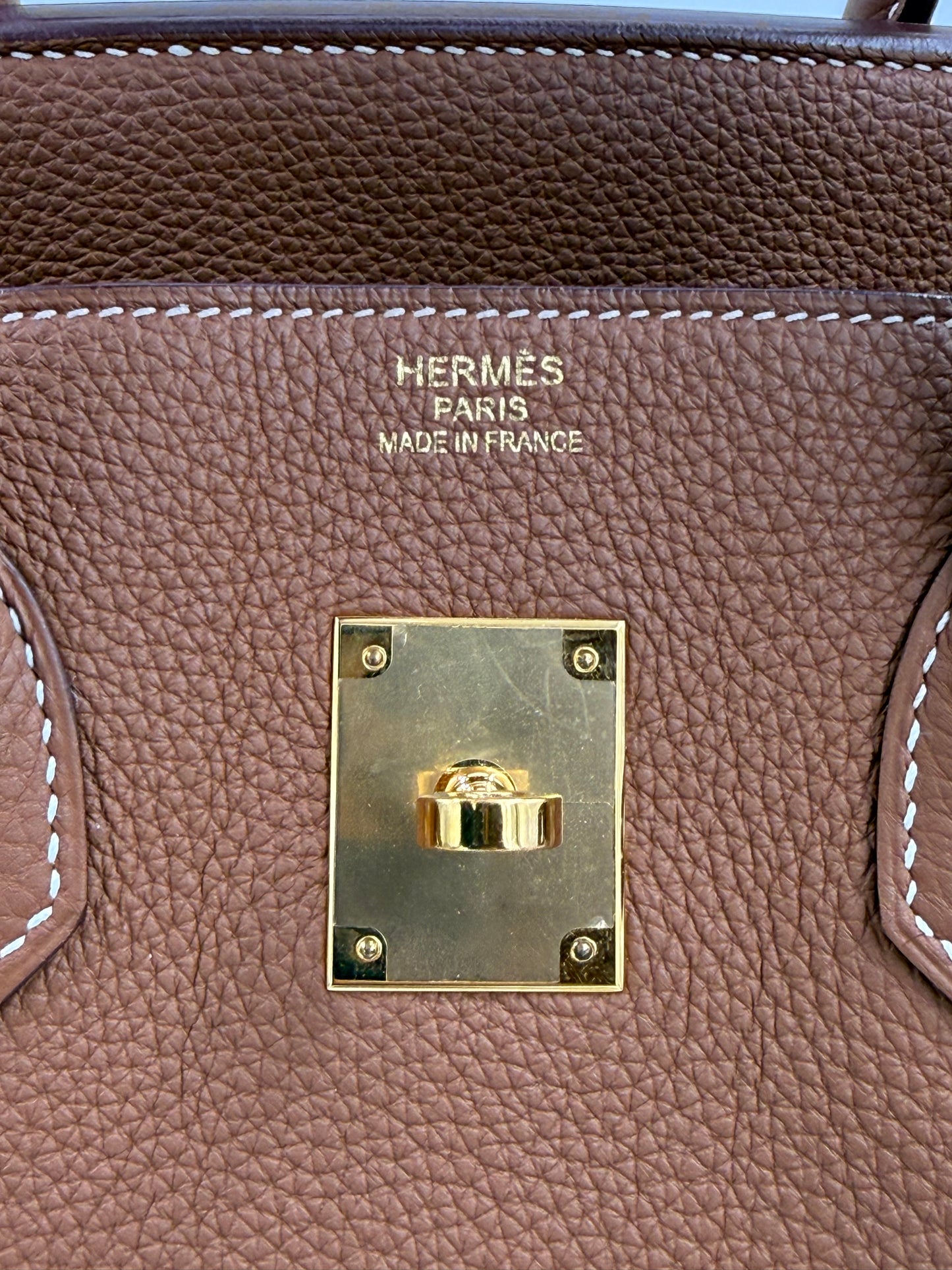 HERMÈS Birkin 35 Togo Gold GHW