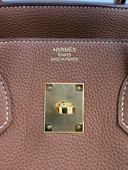 HERMÈS Birkin 35 Togo Gold GHW