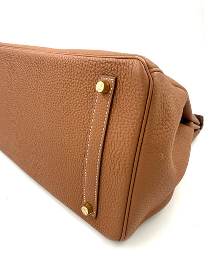 HERMÈS Birkin 35 Togo Gold GHW