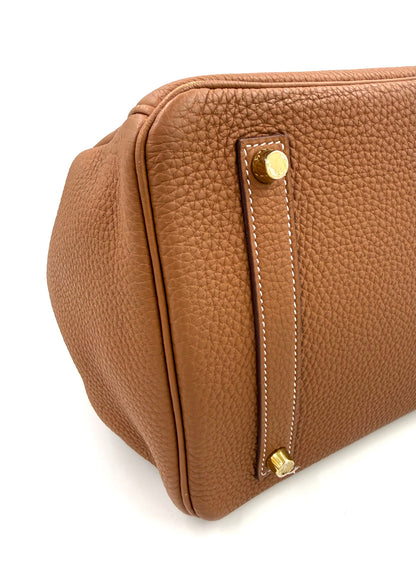 HERMÈS Birkin 35 Togo Gold GHW