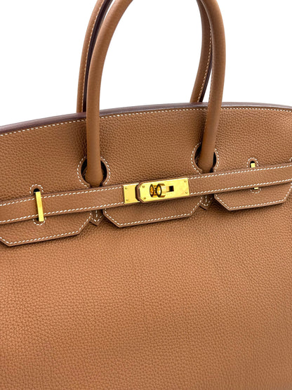HERMÈS Birkin 35 Togo Gold GHW