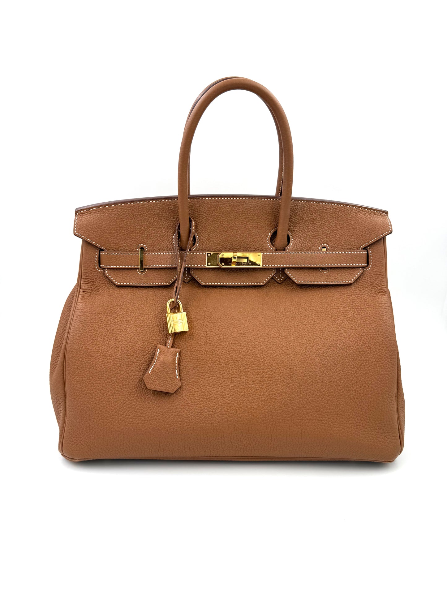 HERMÈS Birkin 35 Togo Gold GHW
