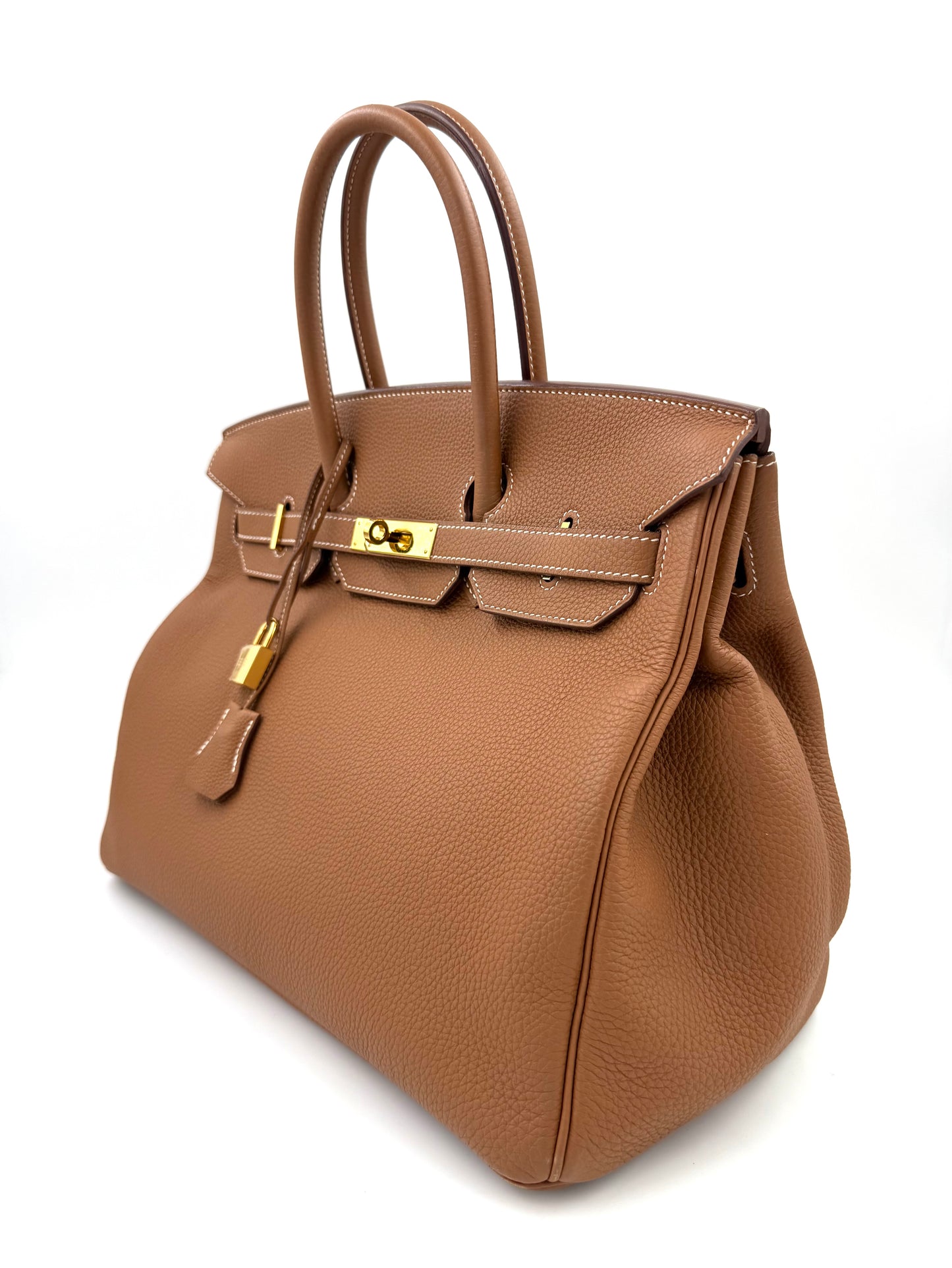 HERMÈS Birkin 35 Togo Gold GHW