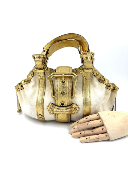 LOUIS VUITTON Theda MM Metallic Gold