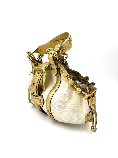 LOUIS VUITTON Theda MM Metallic Gold