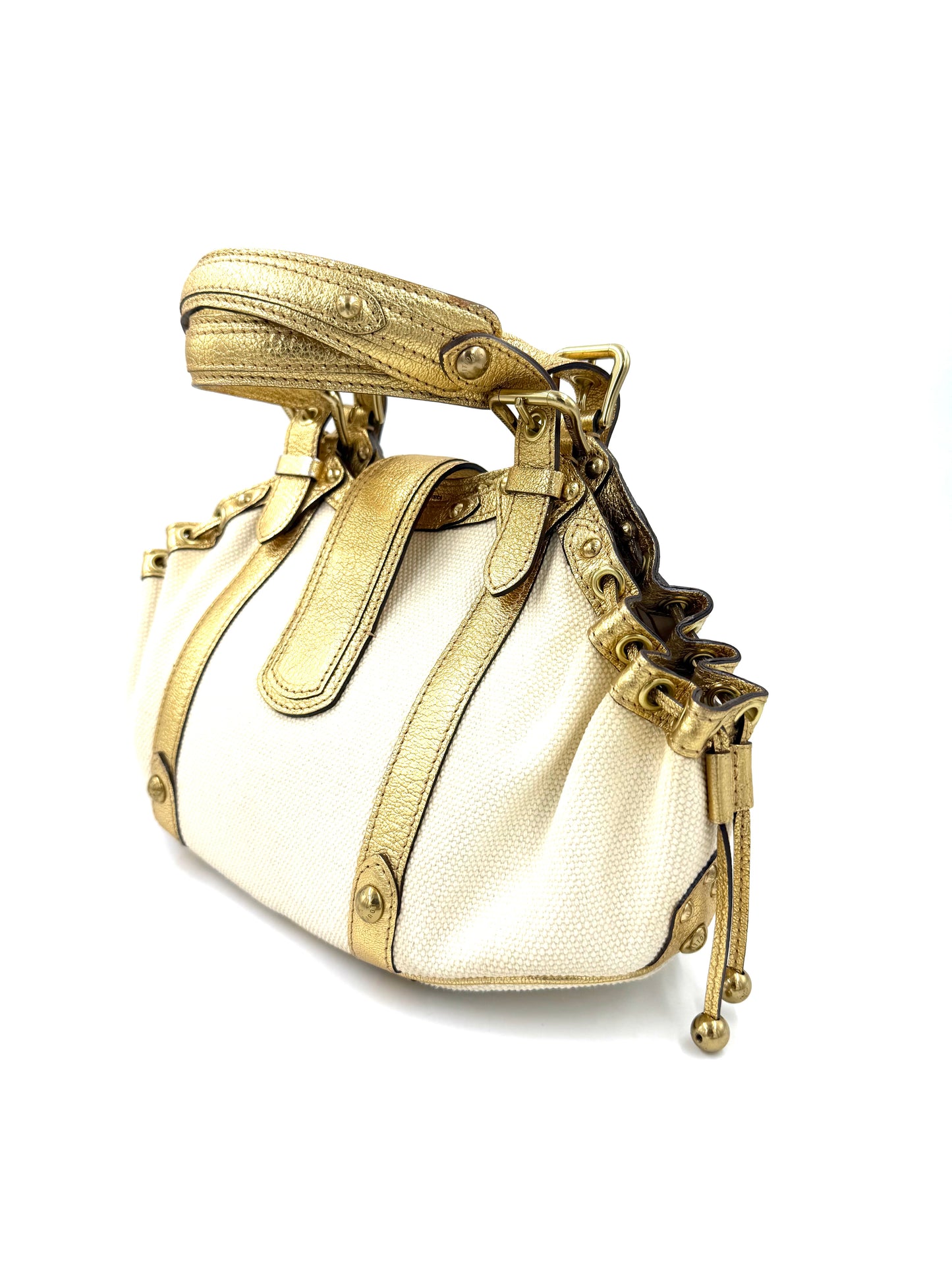 LOUIS VUITTON Theda MM Metallic Gold