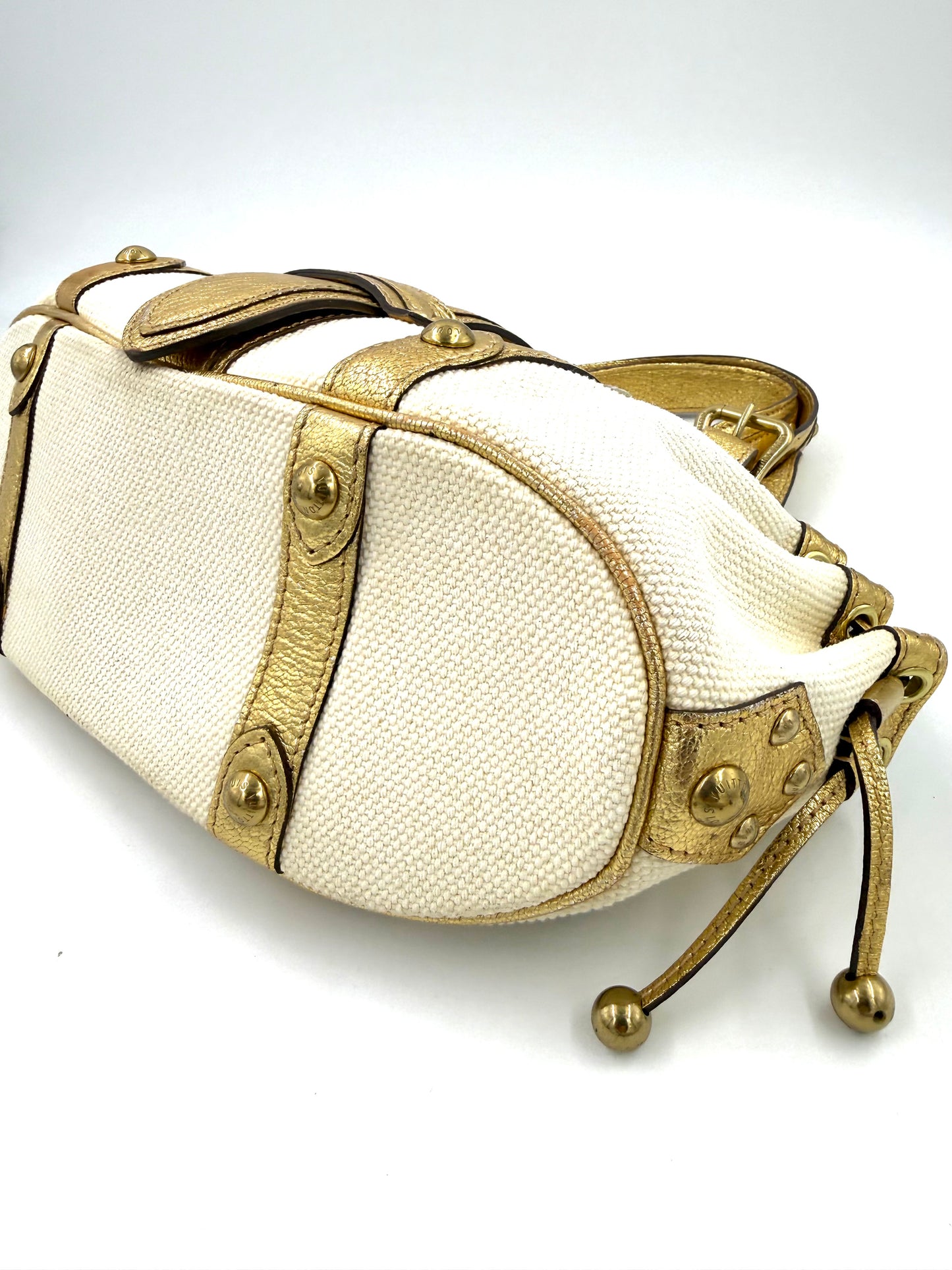 LOUIS VUITTON Theda MM Metallic Gold