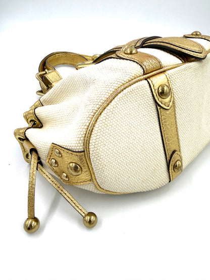 LOUIS VUITTON Theda MM Metallic Gold